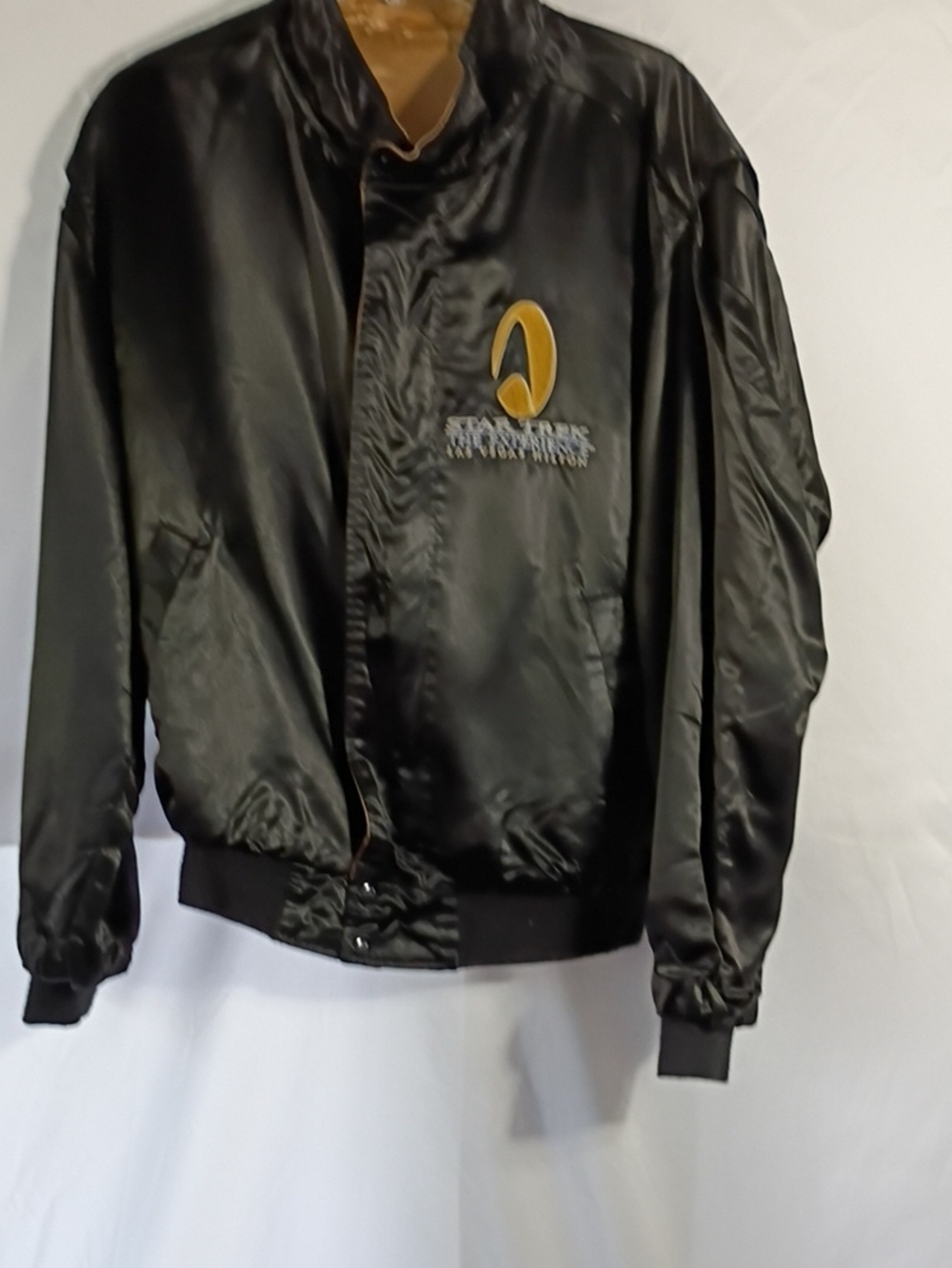Vintage Star Trek Reversible Jacket Las Vegas Hilton Star Trek Museum Sz Medium